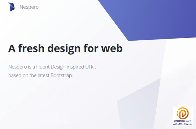 Nespero: نسخه‌ای از بوت‌استرپ الهام گرفته شده از Fluent Design مایکروسافت