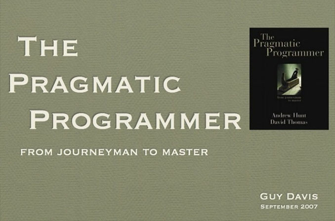The Pragmatic Programmer: کتابی برای دولوپرهای علاقمند به حرفه‌ای شدن